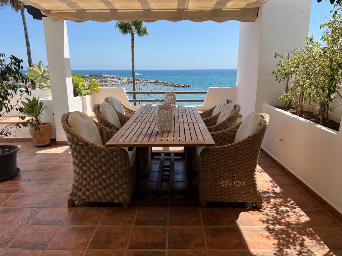 Playa Cristo Amazing Beach Terrace Appartment Estepona Exteriör bild