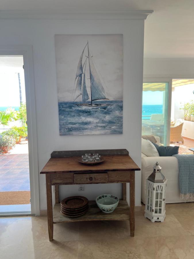 Playa Cristo Amazing Beach Terrace Appartment Estepona Exteriör bild