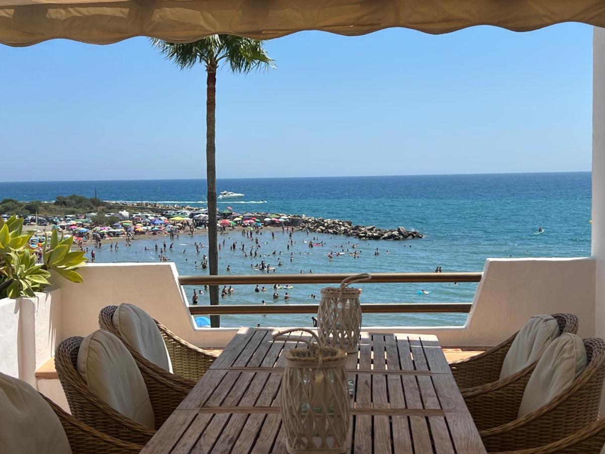 Playa Cristo Amazing Beach Terrace Appartment Estepona Exteriör bild
